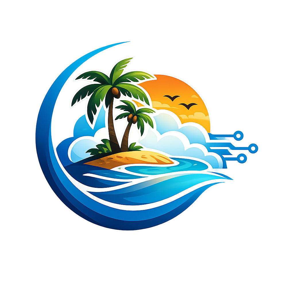 CaribbeanSaaS island technology logo